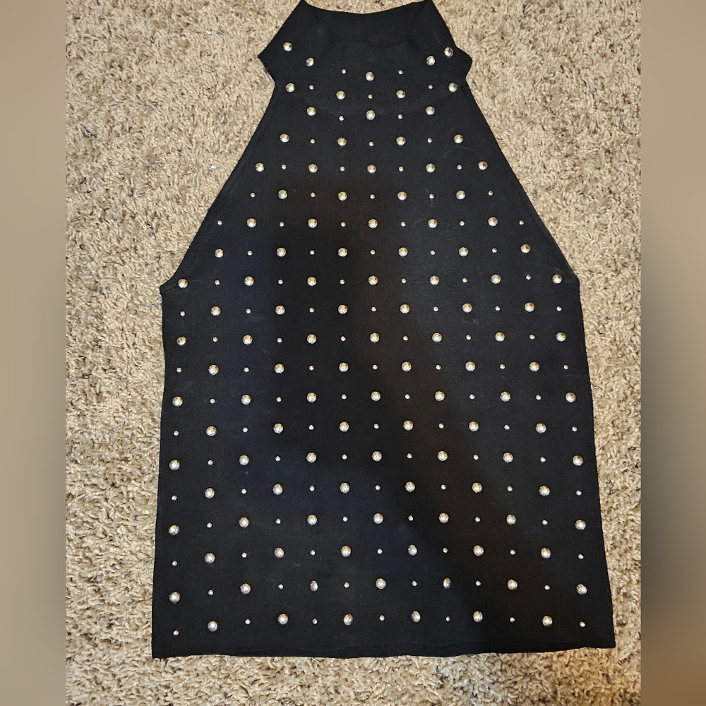 Zara tank studded detail size small
